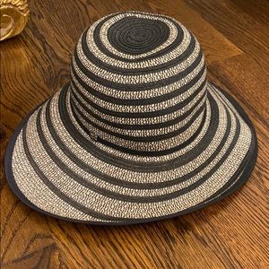 BCBG Maxazria woven hat